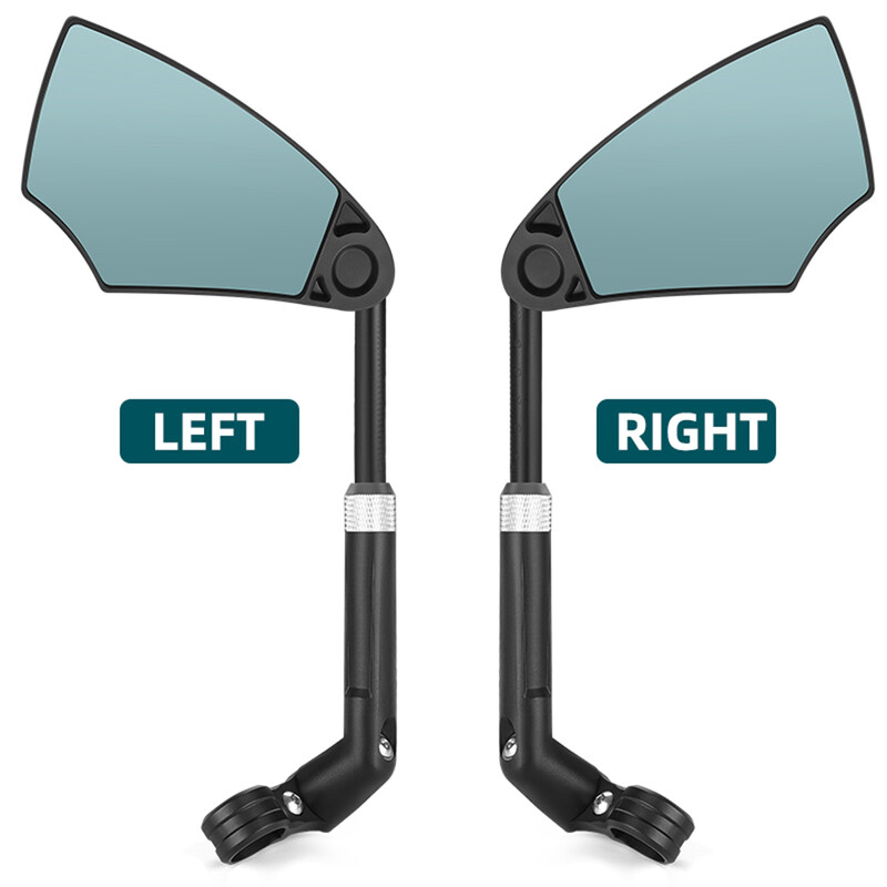 Oglindă anti-orbire pentru bicicletă Ghidon Spate Retrovizoare cu gamă largă de vedere din spate Reflectă oglindă pentru scuter electric Accesorii pentru biciclete