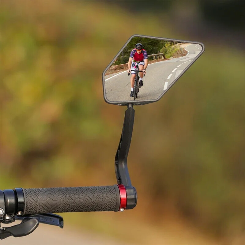 WEST BIKING Ogledalo za retrovizor bicikla Kraj upravljača Podesivo sigurnosno bočno ogledalo od 360 stupnjeva MTB City Bike Ogledalo za mrtvi kut
