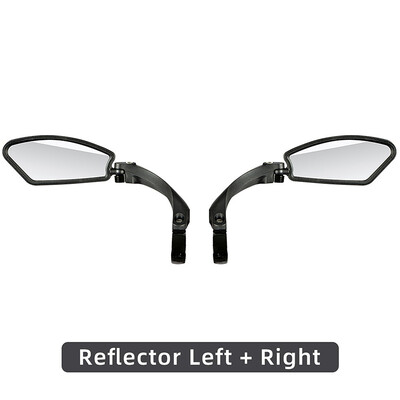 Oglindă retrovizoare pentru bicicletă 1/2 buc. Unghi de vizualizare reglabile pentru bicicletă Ciclism Vedere din spate Reflector retrovizoare Ghidon Oglindă stânga dreapta
