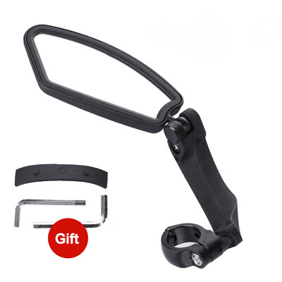 Oglindă retrovizoare pentru bicicletă Ajustare rotație 360 pentru reflector pentru bicicletă electronică Oglindă retrovizoare stanga dreapta cu o gamă largă de vedere spate