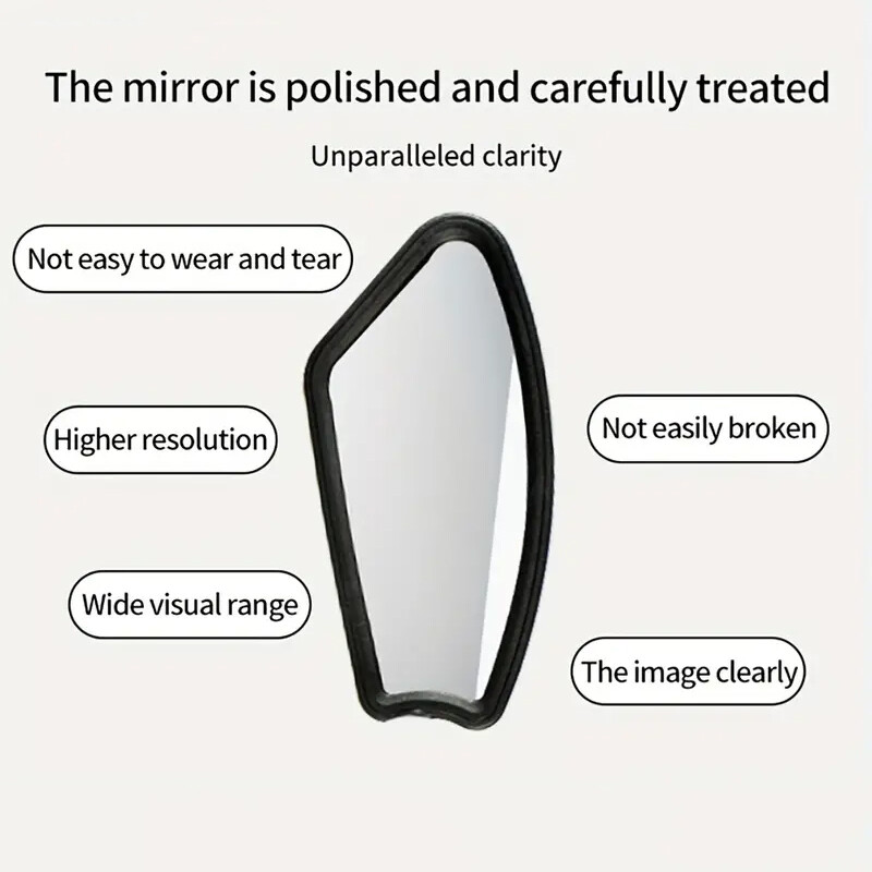 Oglindă retrovizoare pentru bicicletă Ajustare rotație 360 pentru reflector pentru bicicletă electronică Oglindă retrovizoare stanga dreapta cu o gamă largă de vedere spate