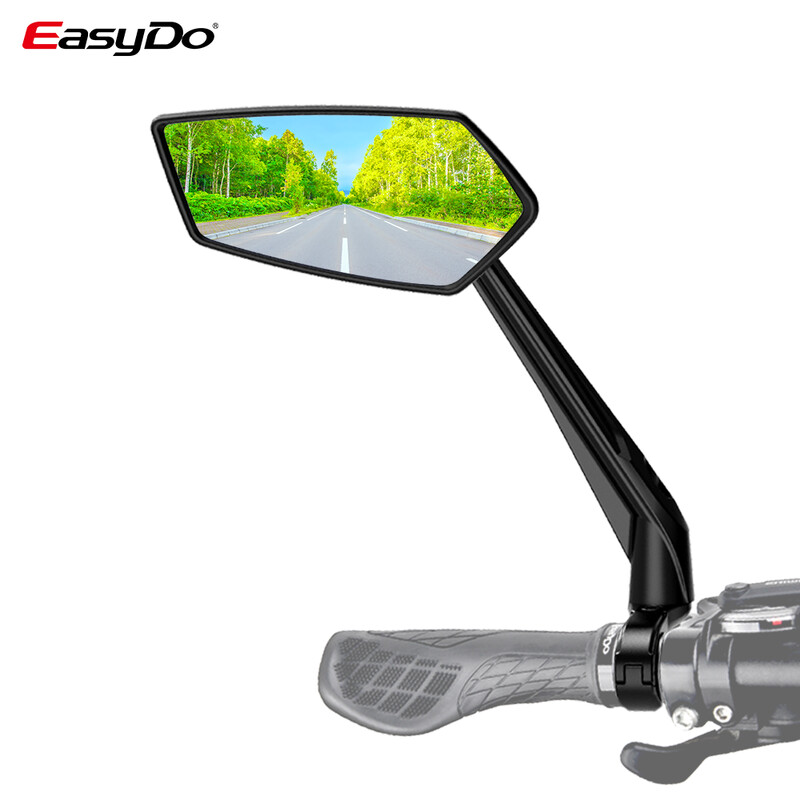 „EasyDo“ dviračio galinio vaizdo veidrodėlis vairo galinio vaizdo veidrodis, skirtas dviračio HD plataus diapazono veidrodėliui, skirtas motorolerio „Ebike“ dviračių priedams