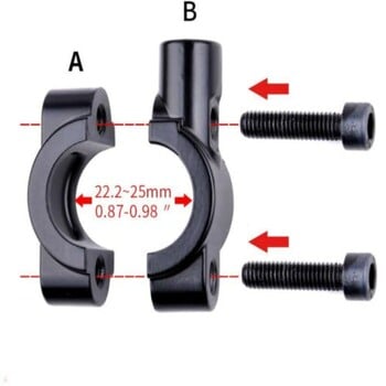 360 Rotate Universal Bicycle Ευρυγώνιος καθρέφτης οπισθοπορείας MTB Road Electric Bike Τιμόνι Καθρέπτης σκούτερ ποδηλασίας Αξεσουάρ