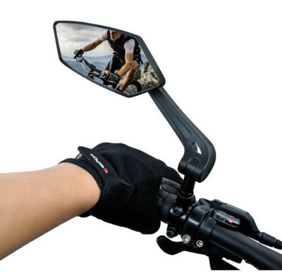 360 Rotate univerzális kerékpár hátsó visszapillantó tükör, széles látószögű MTB országúti elektromos kerékpár kormánykerék tükör roller kerékpáros tartozékok