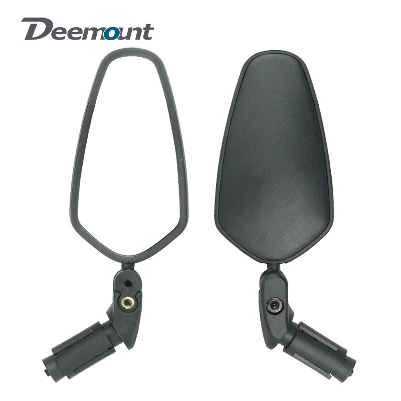 Oglindă universală pentru oglindă pentru bicicletă, montare la capăt, acrilic MTB, pentru bicicletă de drum, oglindă retrovizoare, reflector, unghi reglabil