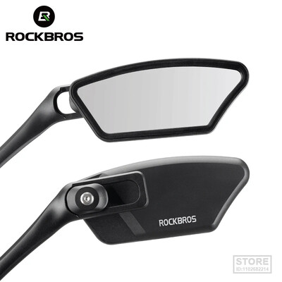 ROCKBROS 2024 Ghidon oglindă pentru bicicletă Reflector din oțel inoxidabil pentru vedere din spate Accesoriu pentru bicicletă reglabil cu gamă largă de 360 de grade universal