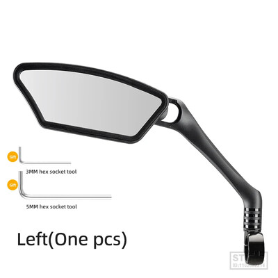 ROCKBROS 2024 Ogledalo za upravljač bicikla Stražnji pogled Reflektor od nehrđajućeg čelika Univerzalni pribor za bicikle širokog raspona od 360 stupnjeva