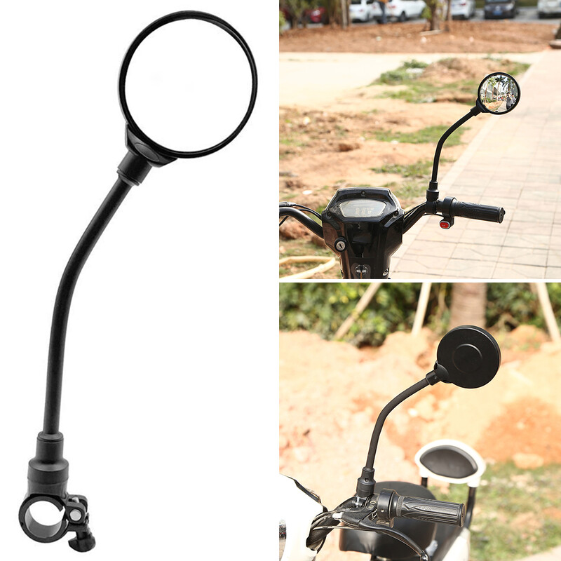 Retrovizor za upravljač bicikla Ogledalo savitljivo crijevo Podesivo E-bicikl Električni skuter Motocikl Reflektor Dodaci za biciklizam