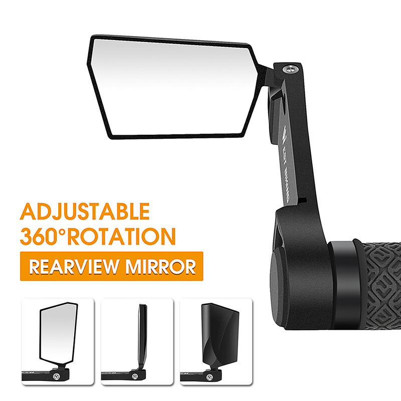 Retrovizor za bicikle od 2 komada, sklopivi retrovizor za bicikle, rotirajući za 360 stupnjeva, retrovizori za bicikle, sigurnosno ogledalo na upravljaču za bicikl