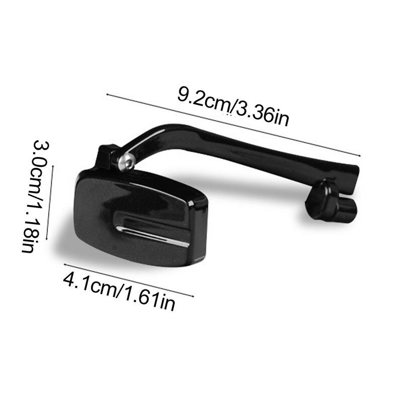 Bicicletă Ciclism Ochelari de călărie Oglindă retrovizoare Mini portabilă Montare pentru cască Oglinda retrovizoare Accesorii pentru ciclism