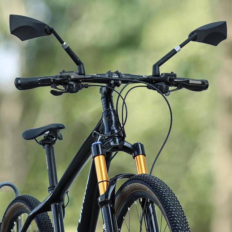 1gb pretatspīduma stūres velosipēda spogulis Velosipēda atpakaļskata spogulis 360° leņķī regulējams potītes velosipēda spogulis 0-1,97 collām