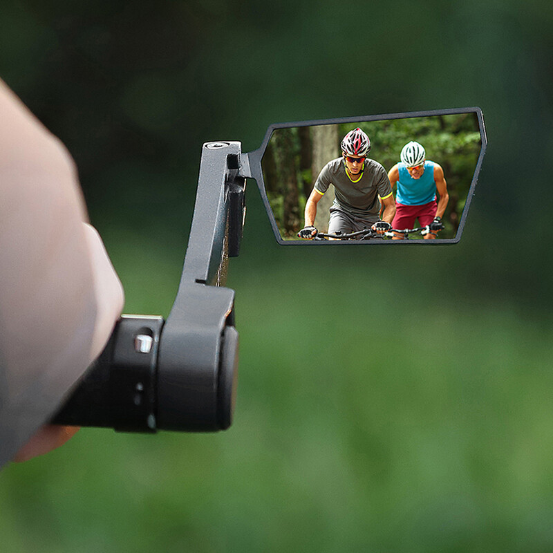 2vnt dviračio veidrodėlis dviračių galinio vaizdo veidrodėlis, sulankstomas 360 laipsnių kampu besisukantis galinio vaizdo dviračio veidrodėlis vairo saugos veidrodėlis