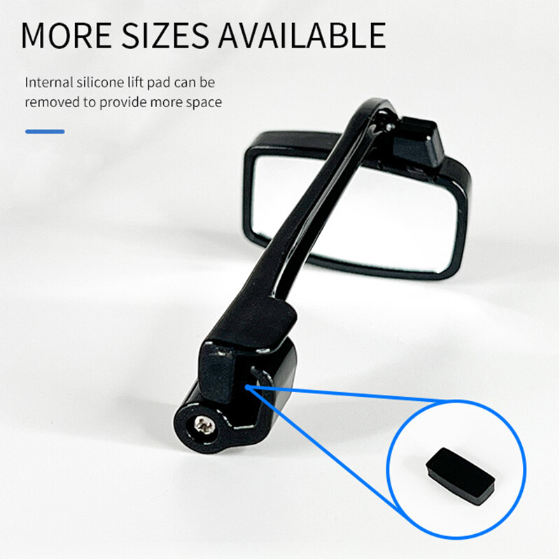 Velosipēdu braukšanas brilles atpakaļskata spogulis mini ķiveres atstarotājs spogulis vairākos leņķos regulējami velosipēda spoguļi velosipēda brilles