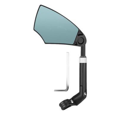 1kom biciklističkog retrovizora protiv odsjaja, 360° podesivog kuta retrovizora za bicikle na upravljaču Retrovizori za bicikle za 0-1,97 inča
