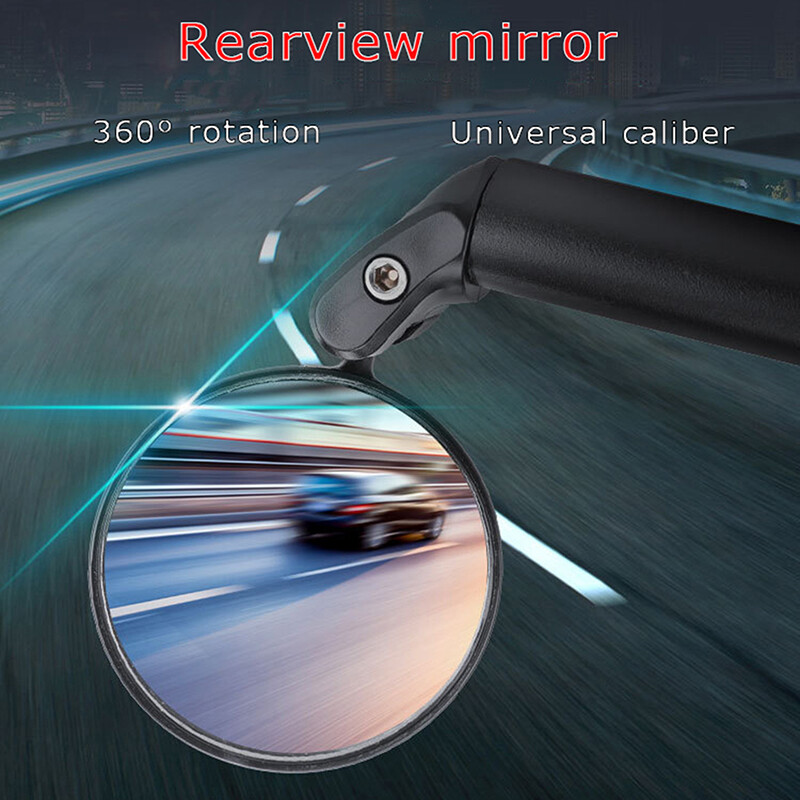 1/2 kom univerzalnog biciklističkog retrovizora, podesivog, rotirajućeg širokokutnog biciklističkog upravljača, stražnjeg pogleda za MTB dodatke za cestovne bicikle