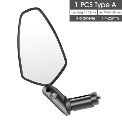 WEST BIKING Retrovizor za bicikle Biciklistički široki HD reflektori na upravljaču Ogledalo duga i kratka ručka za dodatke za MTB bicikle