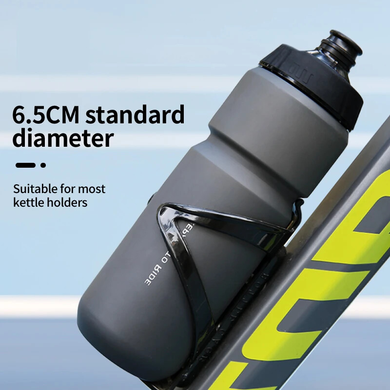 650/750 ml velosipēda ūdens pudele pārnēsājams MTB šosejas velosipēda ūdens pudeļu turētājs, saspiežams krūze, skriešana, kāpšana, sporta tējkanna velosipēda kauss