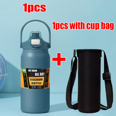 1500 ML Termo boca od nehrđajućeg čelika Prijenosna termosica Termo boca velikog kapaciteta Čaša Termosice Termosice za vanjske vakuumske boce