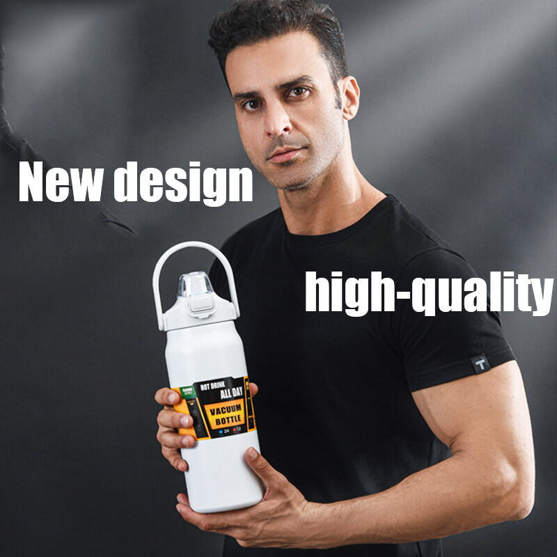 1500 ML Termo boca od nehrđajućeg čelika Prijenosna termosica Termo boca velikog kapaciteta Čaša Termosice Termosice za vanjske vakuumske boce