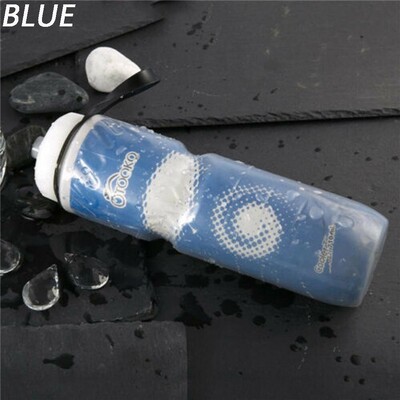 750ML Brdski biciklizam Sportski kuhalo za vodu Prijenosna oprema za čašu za vodu za vožnju na otvorenom, dvoslojna termalna boca za vodu