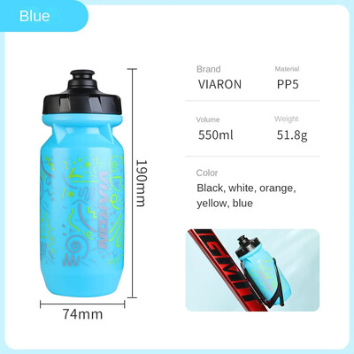 550ML VIARON Sticla de apă pentru bicicletă de calitate rutieră Sport Fitness Călărie Fierbător rezistent la scurgeri Sticla de bicicletă Accesorii pentru biciclete