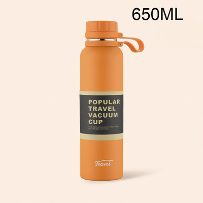 650/850/1100 ml nerūsējošā tērauda vakuuma kolba termosa velosipēda ūdens pudele āra sporta ceļojumu termiskā kauss liela ietilpība