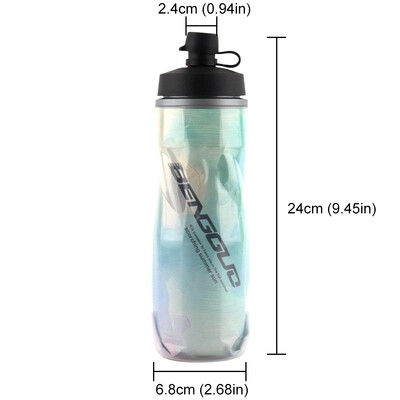 Izolirana biciklistička boca za vodu od 610 ml s poklopcem za prašinu, sportska boca za stisak Nepropusna biciklistička boca za vodu za hladna pića
