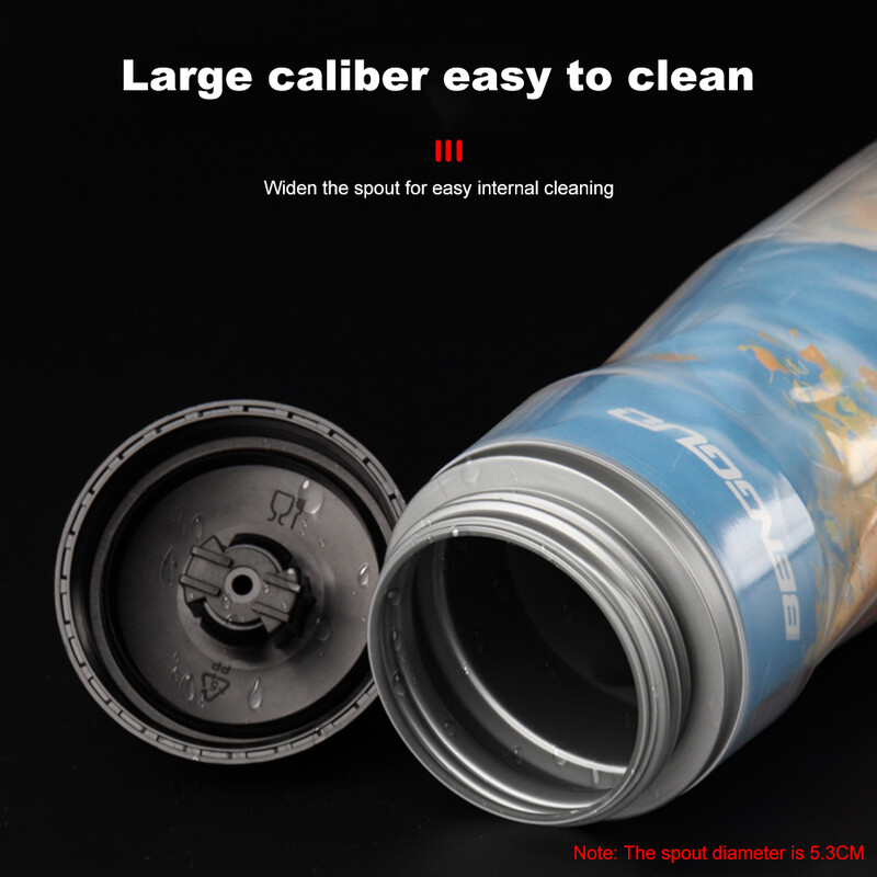 Izolirana biciklistička boca za vodu od 610 ml s poklopcem za prašinu, sportska boca za stisak Nepropusna biciklistička boca za vodu za hladna pića