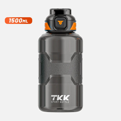 TKK 1500ml Αθλητικό μπουκάλι νερού Υλικό Tritan χωρίς BPA με άχυρο Βραστήρας γυμναστικής εξωτερικού χώρου Κύπελλο μεγάλης χωρητικότητας