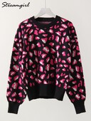 Jesenski pulover s leopard uzorkom Ženski modni ženski džemper 2024. Crni topli puloveri Leopard pletenina Uski džemperi za žene Novo