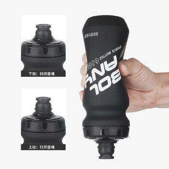 BOLANY 610 ml Squeeze Bicycle Water Bottle MTB шосеен велосипед Непропусклив чайник за колоездене на открито Бягане Катерене Спорт