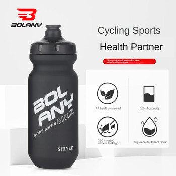 BOLANY 610 ml Squeeze Bicycle Water Bottle MTB шосеен велосипед Непропусклив чайник за колоездене на открито Бягане Катерене Спорт