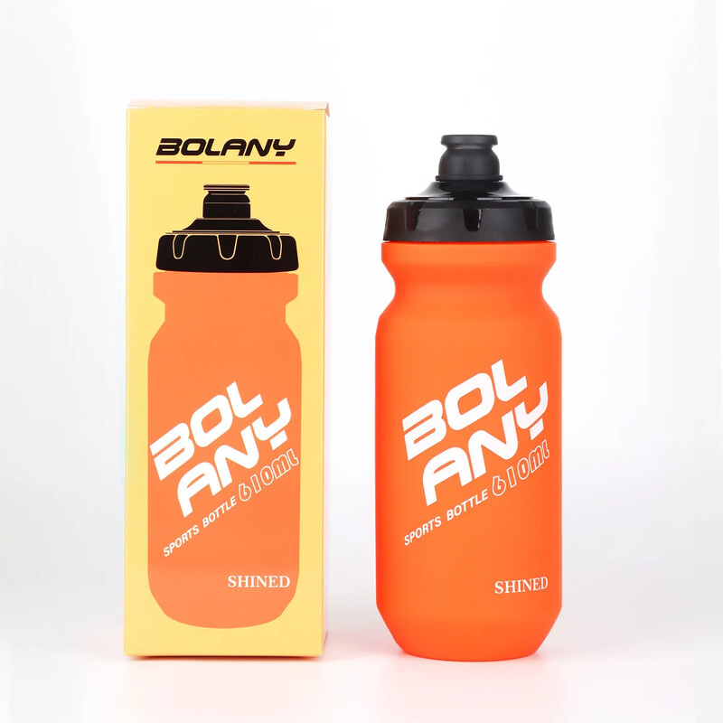 BOLANY 610 ml saspiežamā velosipēda ūdens pudele MTB šosejas velosipēdam, noplūdes necaurlaidīga dzeramā tējkanna āra riteņbraukšanai, skriešanai un kāpšanas sportam