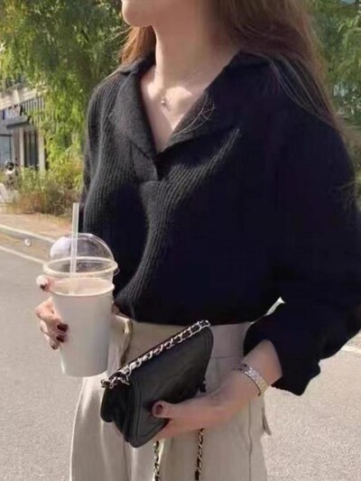 Tricotaj de damă Pulovere de bază, caldă, vintage, verde, tricotat, supradimensionat, gros, largi, alb, pulover pentru femei 2024