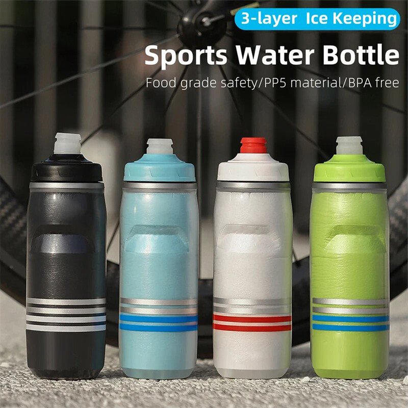 Izolirane biciklističke boce za vodu 620ML PP5 biciklistička boca za vodu Održava vodu hladnom/toplom Nepropusna biciklistička boca za vodu