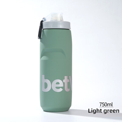 Betway 620/750ML Sticle de apă pentru bicicletă Husă cu clapetă rezistentă la praf, care se stoarce MTB, pentru ciclism pe drum, ceainic în aer liber cu mâner detașabil
