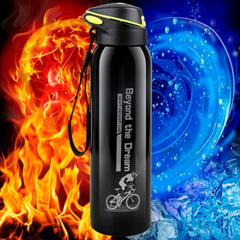 Mountain Bike Bicycle Μπουκάλι Νερού Βραστήρας Cycling Thermos Warm Keeping Water Cup Sports Bottle 500ml κράμα αλουμινίου 0,5L