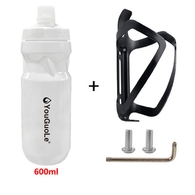 600 ml velosipēda ūdens pudele kalnu ceļu velosipēda saspiežamā krūze āra sporta saspiežamās pudeles velotējkannas velosipēda krūzes turētājs