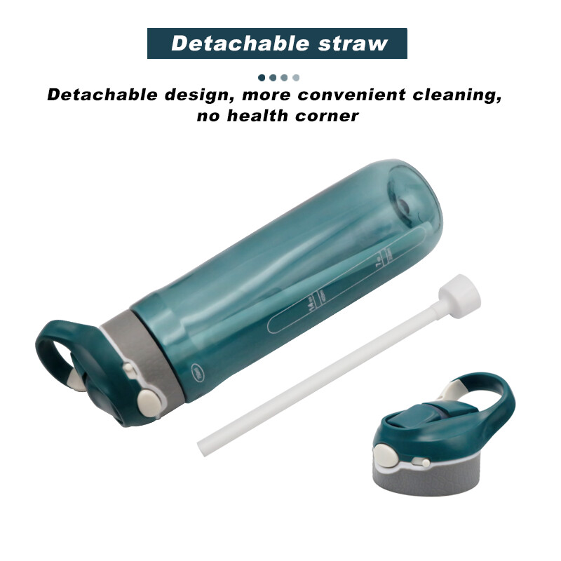 Biciklistička boca za vodu od 750 ml, prijenosna slamka od materijala od tritana, bez BPA, izdržljivi šejker za sportove na otvorenom, fitnes, MTB biciklističke boce za piće