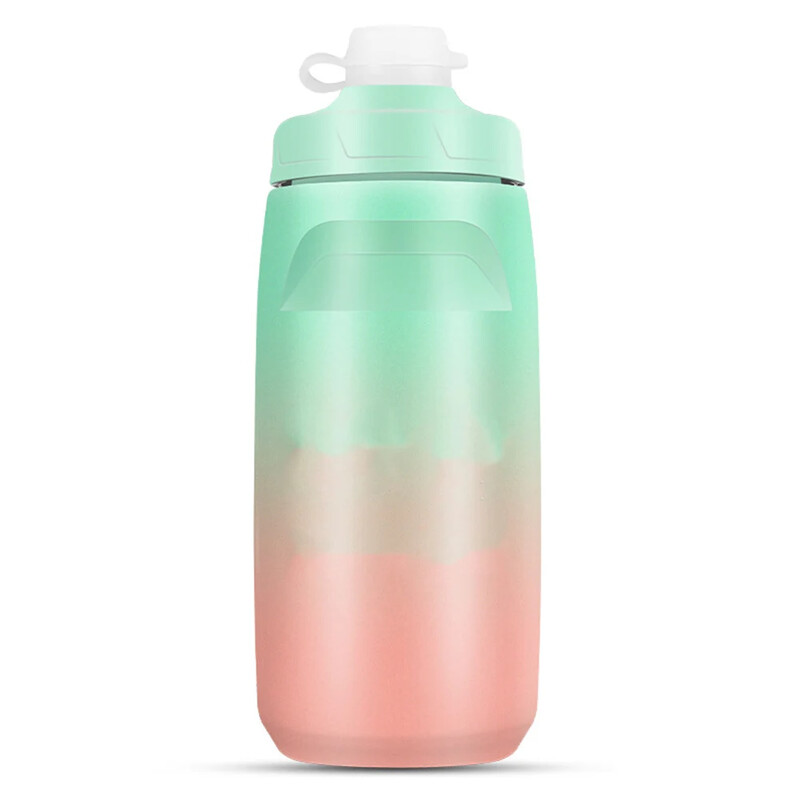 Āra riteņbraukšanas ūdens pudele velosipēda gradienta ūdens pudele pārnēsājama āra riteņbraukšanai pārnēsājama ar noņemamu vāku noslēgta izteka