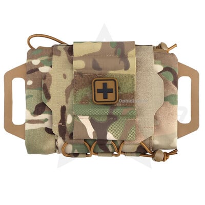 IFAK Pouch MOLLE Trusă de prim ajutor Supraviețuire în aer liber Vânătoare Geantă de urgență Kit de camping