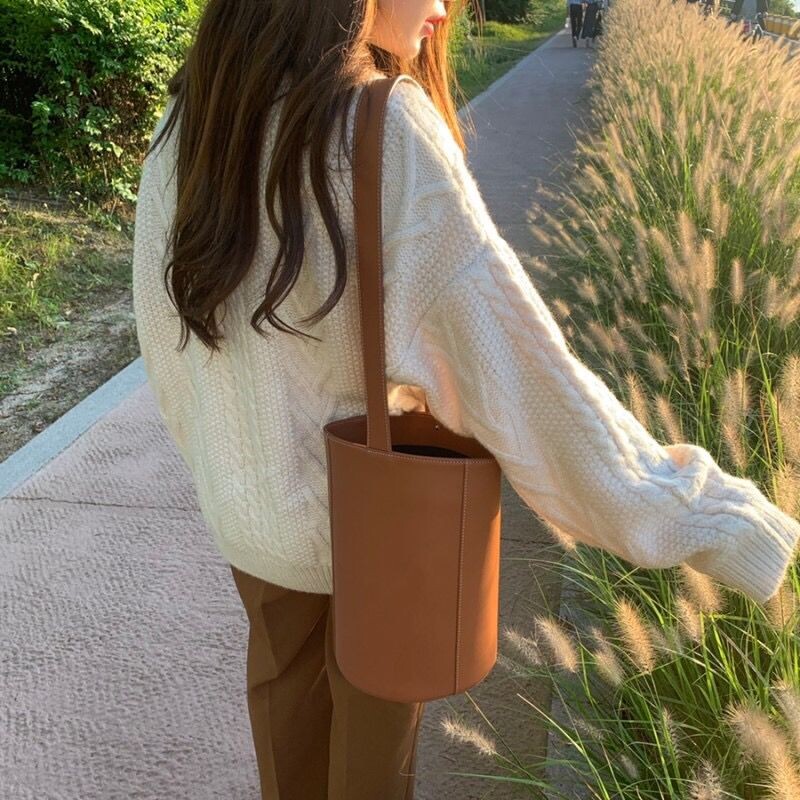 Puloveri Ženski Vintage Ljubičasti Harajuku Jednostavni Ulzzang Trendy Ženska Pletiva Dugih Rukava Zima Jesen Basic Femme Džemper Chic