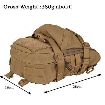 Mini Hydration Bag Tactical Backpack Water Bladder Carrier MOLLE Pouch Hunting Bag 500D Nylon Outdoor Sports