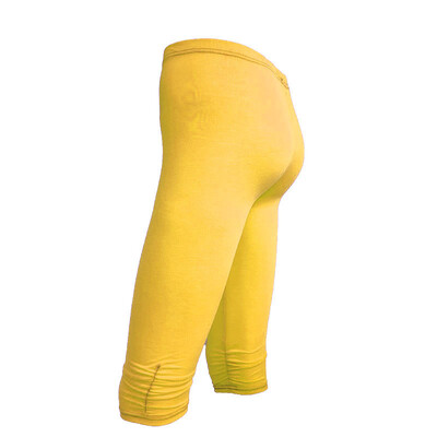 Elastīgs ar augstu vidukli Sportisks sieviešu apģērbs šauras bikses Elastīgas Ātri žūstošas 3/4 Sporta Legingi Īsas Bikses Ikdienišķs Solid Summer