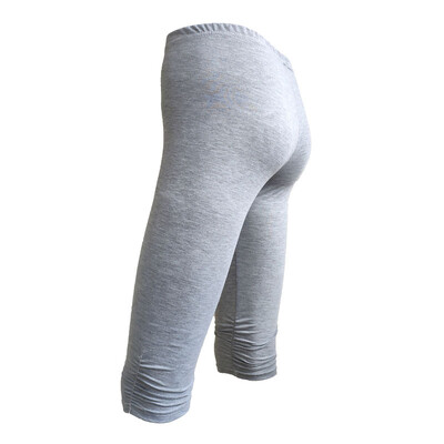 Elastīgs ar augstu vidukli Sportisks sieviešu apģērbs šauras bikses Elastīgas Ātri žūstošas 3/4 Sporta Legingi Īsas Bikses Ikdienišķs Solid Summer