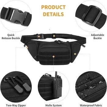 Πακέτο μέσης Tactical Nylon Bodypack Θήκη τηλεφώνου πεζοπορίας για υπαίθρια αθλήματα Armygreen Άντρες Κυνήγι Αναρρίχησης Ζώνη Κάμπινγκ Cs Τσάντες Airsoft