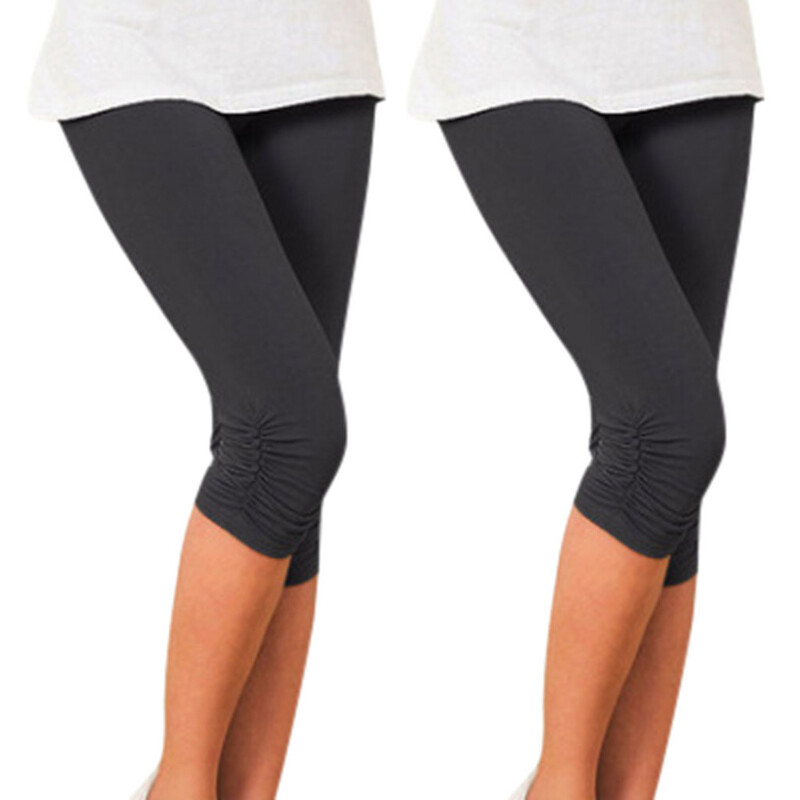 Vékony csipke rövid leggings nyári jeggings női nadrág Vágott Capris vékony legging fekete fehér push up elasztikus nadrág