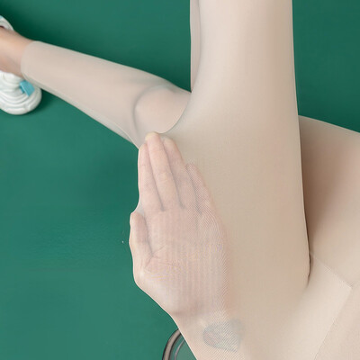 Σέξι Λεπτό Καλοκαιρινό Γυναικείο Κολάν Εξωτερικό Μεταξένιο Αντηλιακό Δροσερό Αίσθημα Ψηλόμεσο Παντελόνι Γιόγκα Ελαστικό, Διαφανές Skinny Παντελόνι