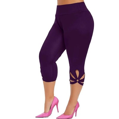 Ženske hlače veće veličine Rastezljive Essential Leggings Elastični struk Bešavne ležerne tajice Kratke hlače Capri Leggins Mujer