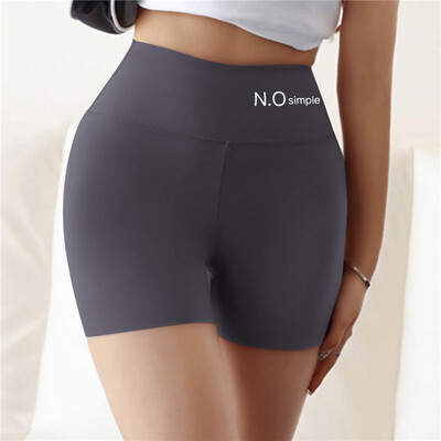 Pantaloni scurti de sport cu ridicare de șold de vară, cu buzunare, pentru femei, sală de fitness, ciclism, colanți push-up, pantaloni fără sudură cu talie înaltă